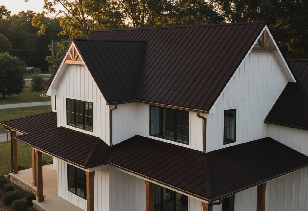 brown-metal-roof