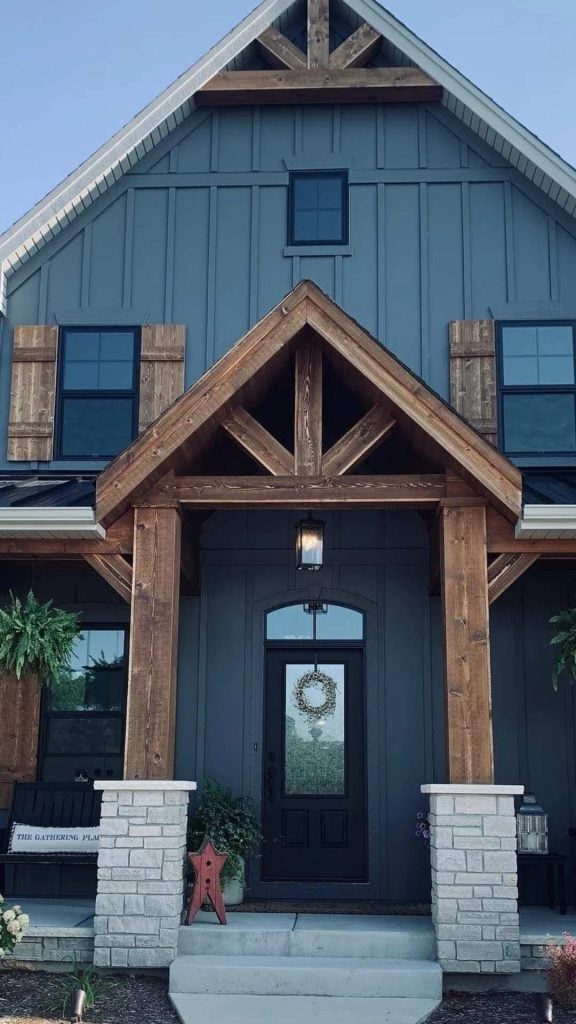 Hardie Plank Siding Modern Farmhouse Blue Hardie Plank Siding Modern Farmhouse Blue